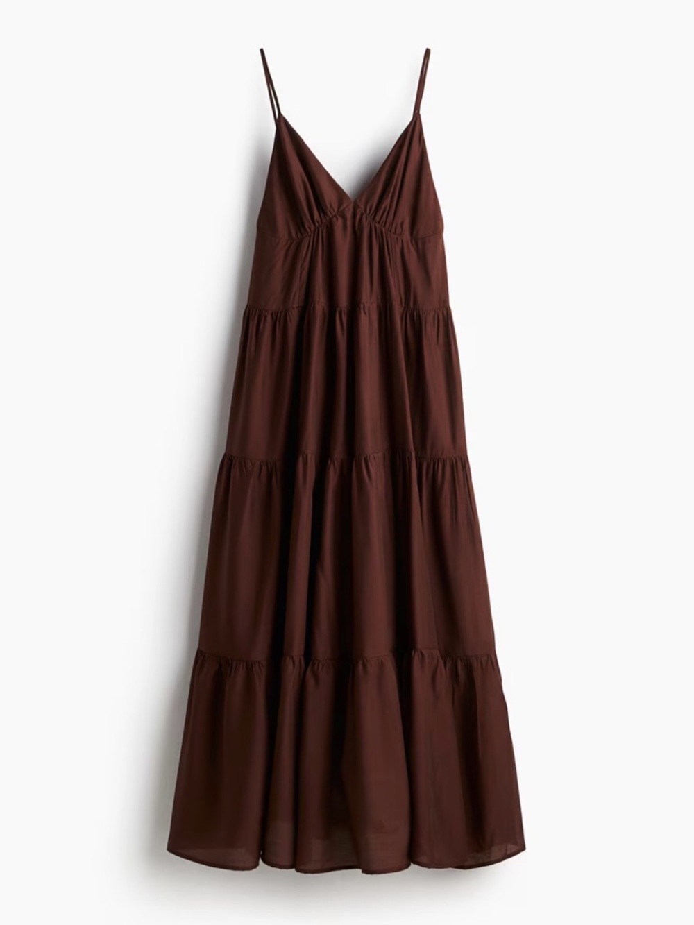 Tiered Maxi Dress with Spaghetti Straps